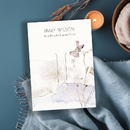 Cartão De Visita Tela do Clipe do Cabelo da Pilha do Cabelo com Flo