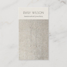 Cartão De Visita Tela do Clipe do Cabelo de Textura da Folha de Pra