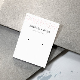 Cartão De Visita Tela Dourada Mínima Simples de Confetti