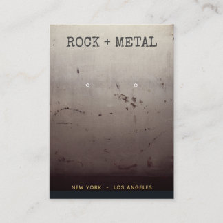 Cartão De Visita Tela legal de ressonância industrial