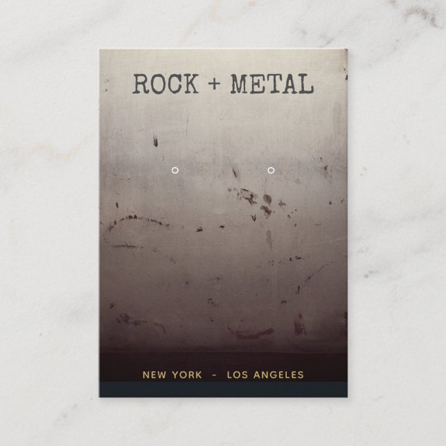 Cartão De Visita Tela legal de ressonância industrial (Frente)