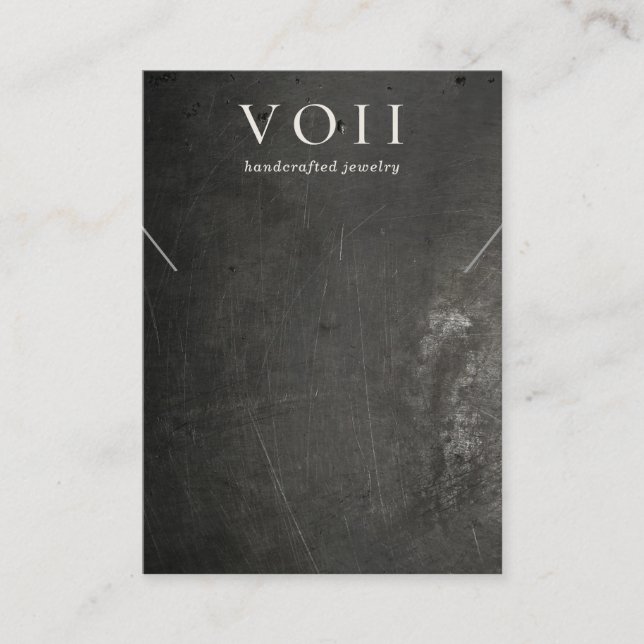 Cartão De Visita Tela legal do Colar Russo Negra (Frente)