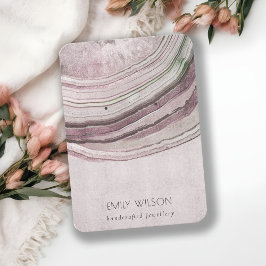 Cartão De Visita Tela Lilac Lilac Agate Terthy