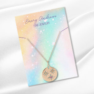 Cartão De Visita Tela Simples do Retentor de Colar de Água