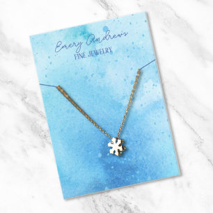 Cartão De Visita Tela Simples do Retentor de Colar de Água