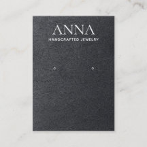 Tela Simples Elegante Preta de Leather