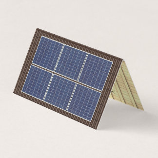 Cartão De Visita Telhado de Telhado de Quatro Lados Energia Solar T