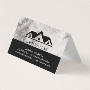 Cartão De Visita Telhado do Telhado Superior