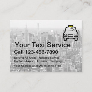 Cartão De Visita Tema da Cidade de Nova York