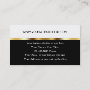 Cartão De Visita Tema de Negócios de Site Elegante