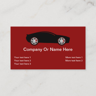 Cartão De Visita Tema legal moderno para o setor automóvel