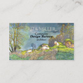 Cartão De Visita tempestade primavera