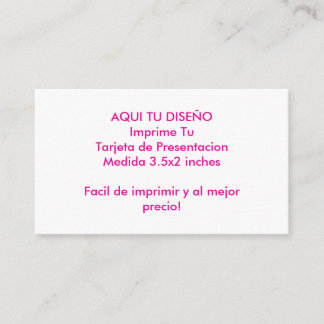 Cartão De Visita Template para Tarjetas de Presentacion Your design
