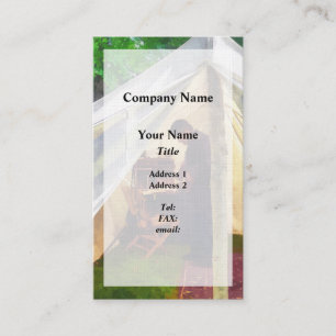 Cartão De Visita Tenda de Oficial da Guerra Civil