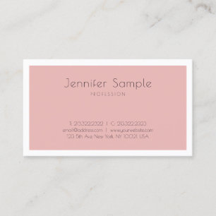 Cartão De Visita Tendência de Salão Moderno com Design criativo e e