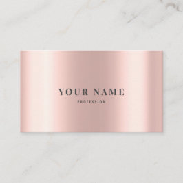 Cartão De Visita Tendência Mínima Rosa Dourada Eyelash Lashes da Te