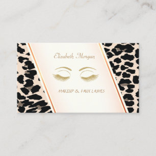 Cartão De Visita Tendência Moderna Elegante, Impressão Leopard, L