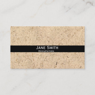 Cartão De Visita Tendência moderna na moda de textura natural perso
