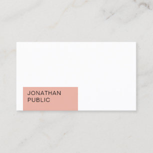 Cartão De Visita Tendy Elegant Modern Minimalist Modelo