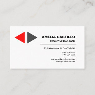 Cartão De Visita Tendy Modern Elegante Minimalista Contemporâneo