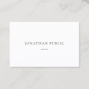 Cartão De Visita Tendy Modern Minimalista Elegante Simples