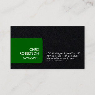 Cartão De Visita Tenha uma placa moderna minimalista impressa