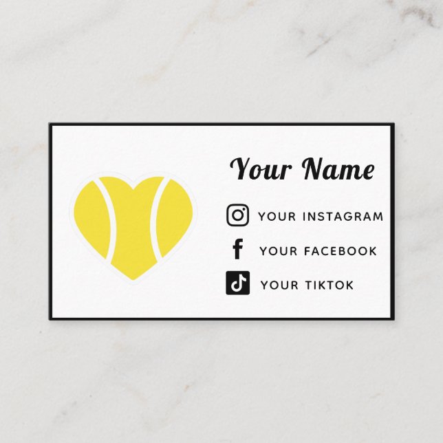 Cartão De Visita Tênis Heart Love Coach Fire Social Media Modern (Frente)