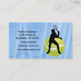 Cartão De Visita Tênis Sports Emphasis - Personalizar bola do jogad