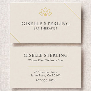 Cartão De Visita Terapeuta de Spa