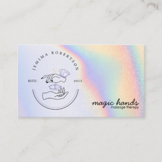 Cartão De Visita Terapêutica com Massagem Mágica