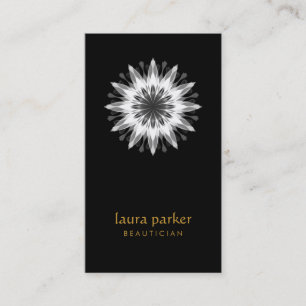 Cartão De Visita Terapêutica de Reparo do Logotipo da Flor do Lotus