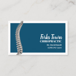 Cartão De Visita Terapêutica Médica de Chiropractor