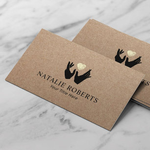 Cartão De Visita Terapêutica para cicatrização de mãos e massagem c