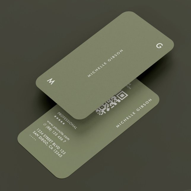 Cartão De Visita Terapêutica Profissional Moderna Simples (Minimal Modern Simple Sage Professional Therapist Business Card
☆★
☆★
☆★
☆★
☆★
(35394)
 | 
)