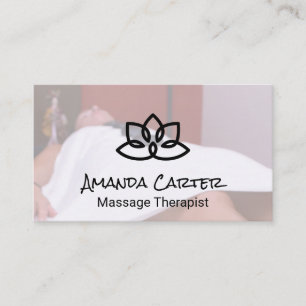 Cartão De Visita Terapia de Massagem  Spa