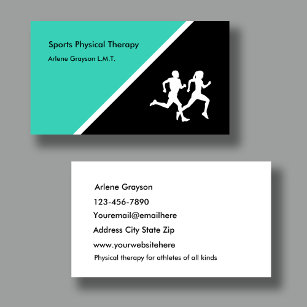 Cartão De Visita Terapia física desportiva