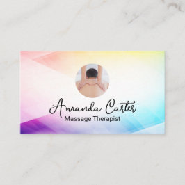 Cartão De Visita Terapista de Massagem | Saúde