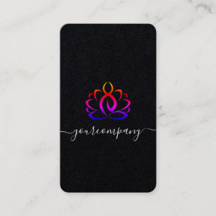 Cartão De Visita Terapista Spa Lotus Health Beauty Salon