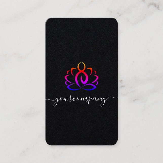 Cartão De Visita Terapista Spa Lotus Health Beauty Salon (Frente)