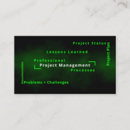 Cartão De Visita Termos do especialista em soluções de negócios par