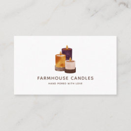 Cartão De Visita Terra Cotta, feita à mão russa, bem-estar