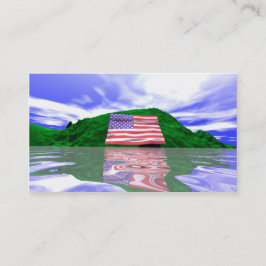 Cartão De Visita Terra do Dia da Independência