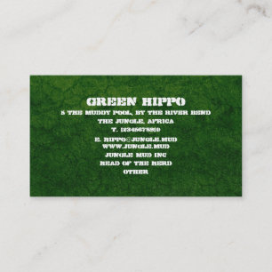 Cartão De Visita Terra verde - personalizada