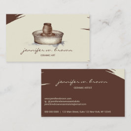 Cartão De Visita Terracotta Pottery Cerâmica Tool Escultura