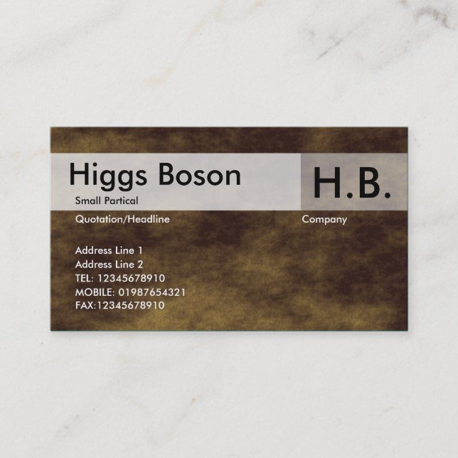 Cartão De Visita Terreno Planetário (Frente)