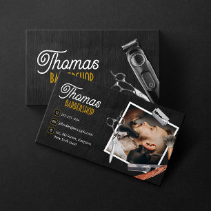 Cartão De Visita Tesoura de Foto de Tesoura de Cabeleireiro de Made