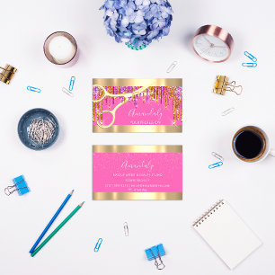 Cartão De Visita Tesoura de Hairdresser Moderna Bela Luminosa Roxa