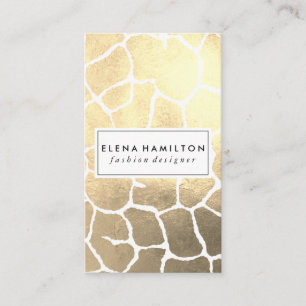 Cartão De Visita Teste padrão Luxe do encanto