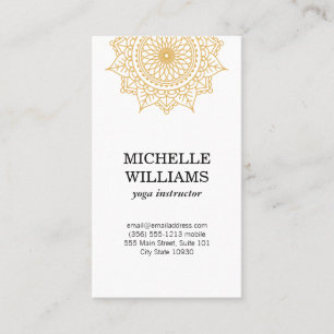 Cartão De Visita Teste padrão natural intrincado à moda