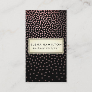 Cartão De Visita Teste padrão salpicado Luxe